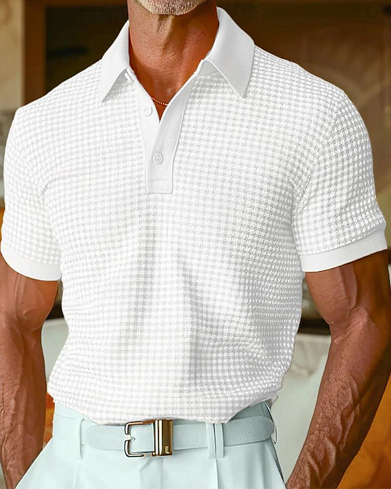 Tom Hollinger | Herren Poloshirt Mit Knopfleiste Und Kurzarm