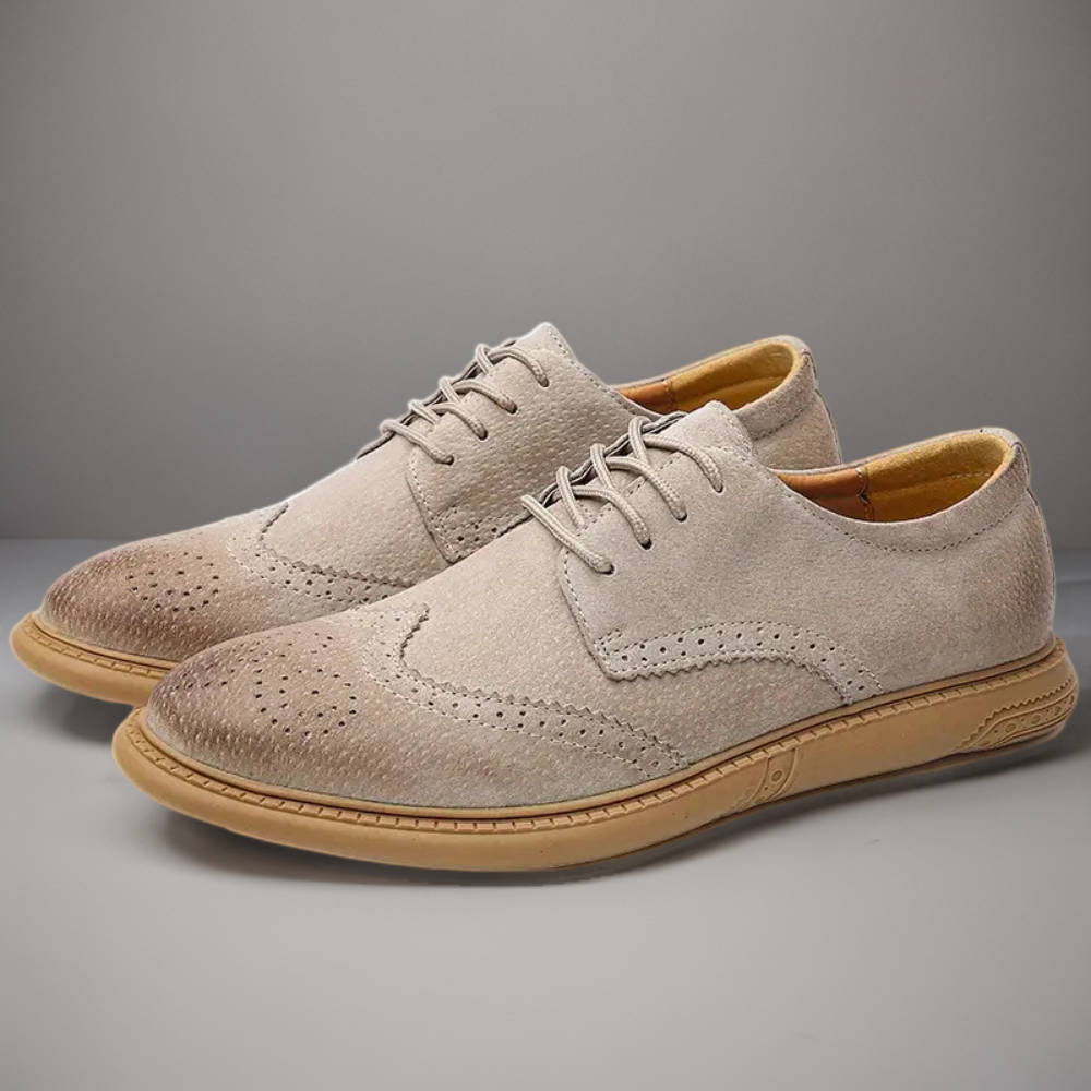 Tom Hollinger | Herren atmungsaktive Oxford Schnürschuhe für Freizeit und Business