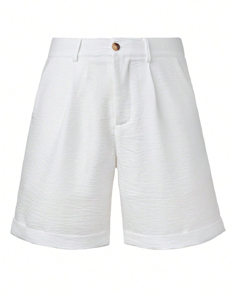 Tom Hollinger | Herren Shorts Aus Leinen Mit Regulärer Passform