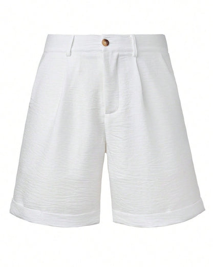 Tom Hollinger | Herren Shorts Aus Leinen Mit Regulärer Passform