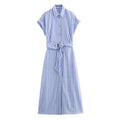 Tom Holinger | Gestreiftes Hemdblusenkleid