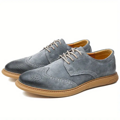Tom Hollinger | Herren atmungsaktive Oxford Schnürschuhe für Freizeit und Business