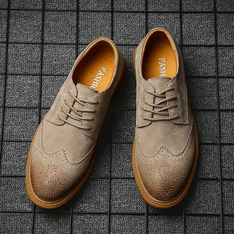 Tom Hollinger | Herren atmungsaktive Oxford Schnürschuhe für Freizeit und Business
