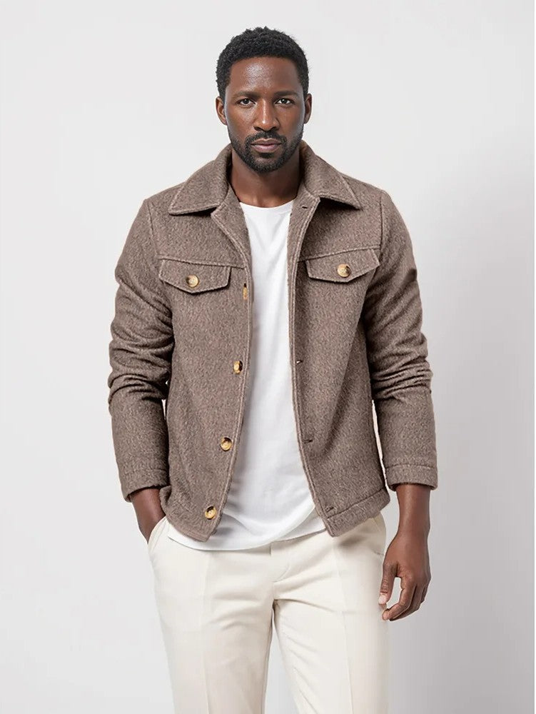 Tom Hollinger | Klassische Wolljacke mit Brusttaschen