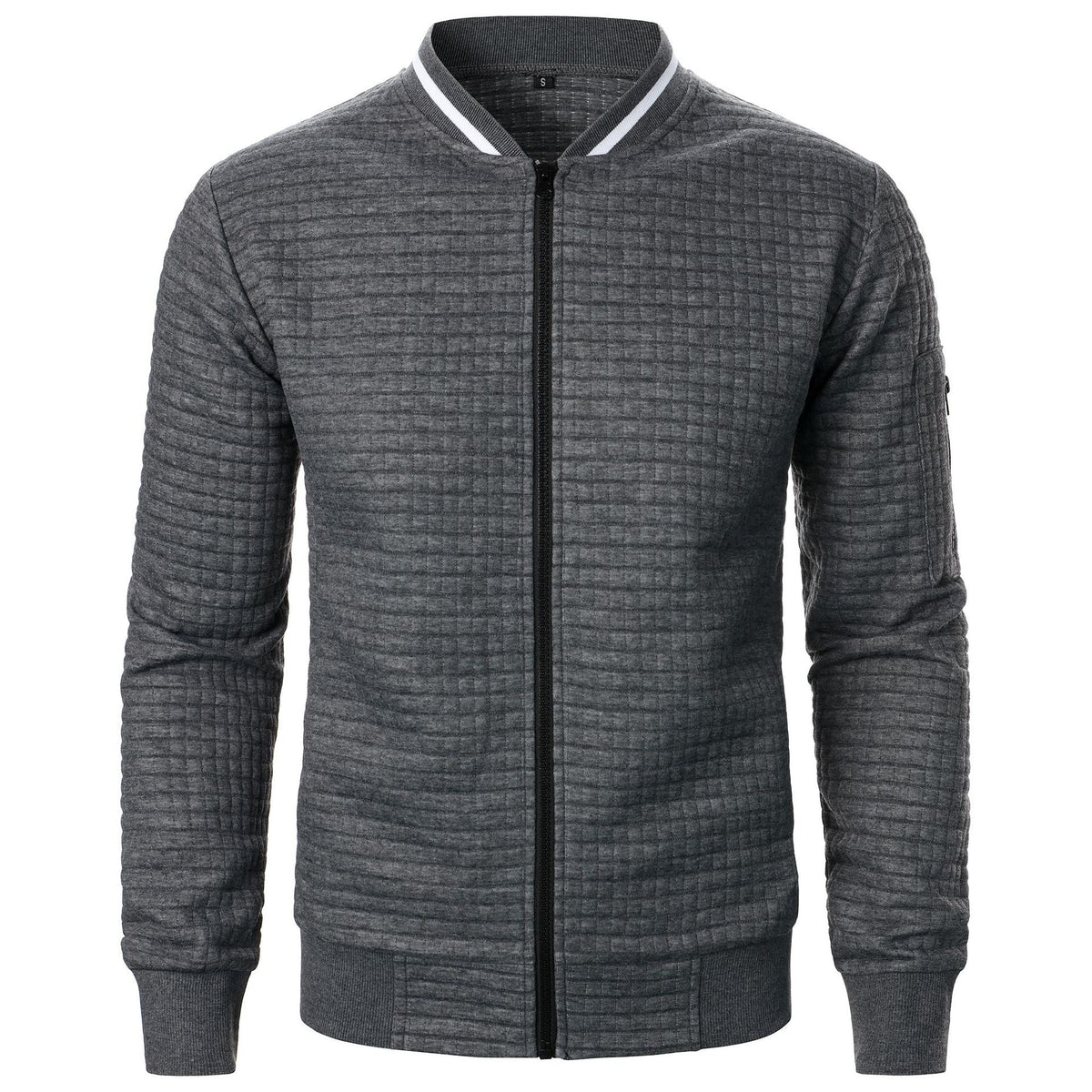 Herren Strickpullover mit Reißverschluss