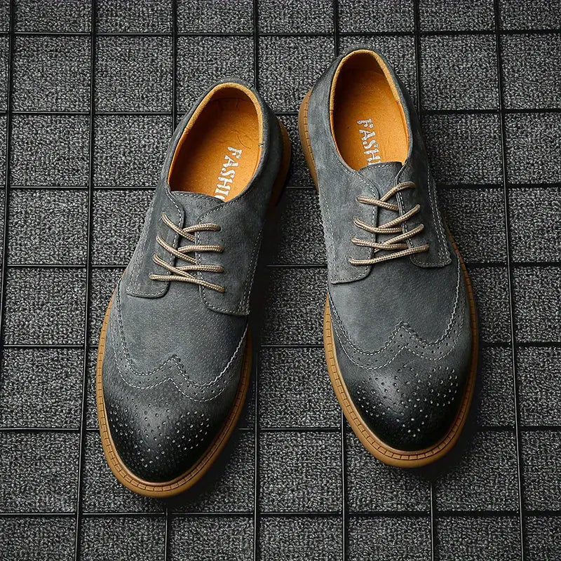 Tom Hollinger | Herren atmungsaktive Oxford Schnürschuhe für Freizeit und Business