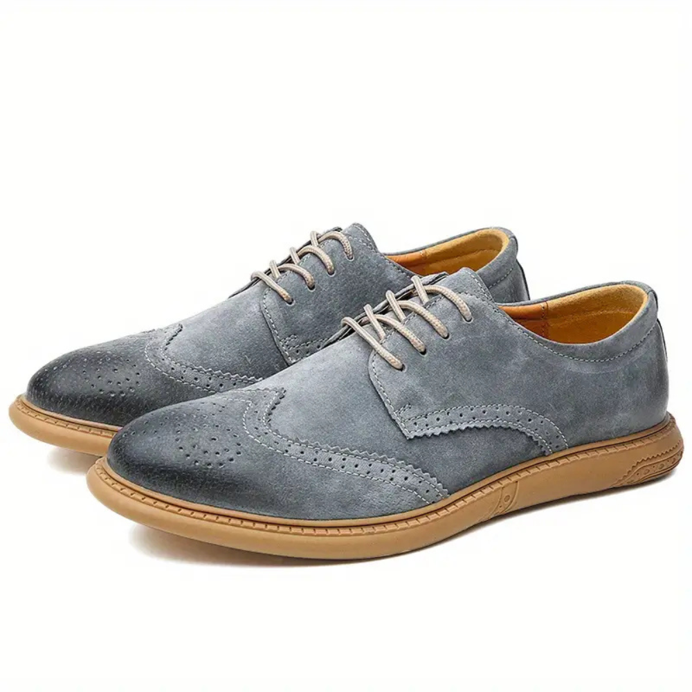 Tom Hollinger | Herren atmungsaktive Oxford Schnürschuhe für Freizeit und Business