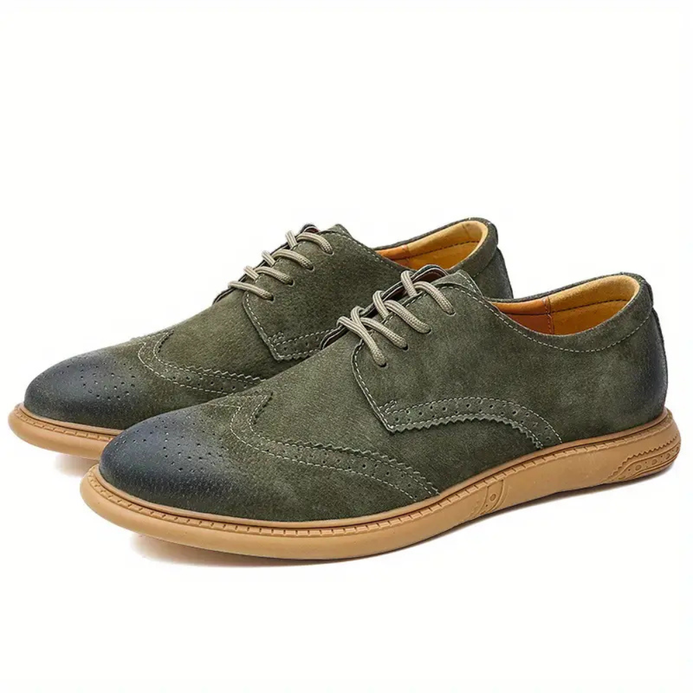 Tom Hollinger | Herren atmungsaktive Oxford Schnürschuhe für Freizeit und Business