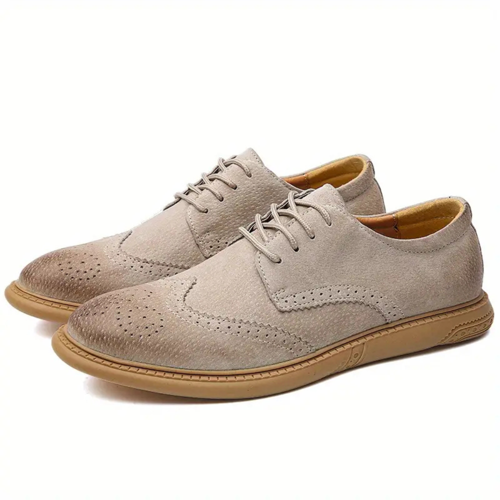 Tom Hollinger | Herren atmungsaktive Oxford Schnürschuhe für Freizeit und Business