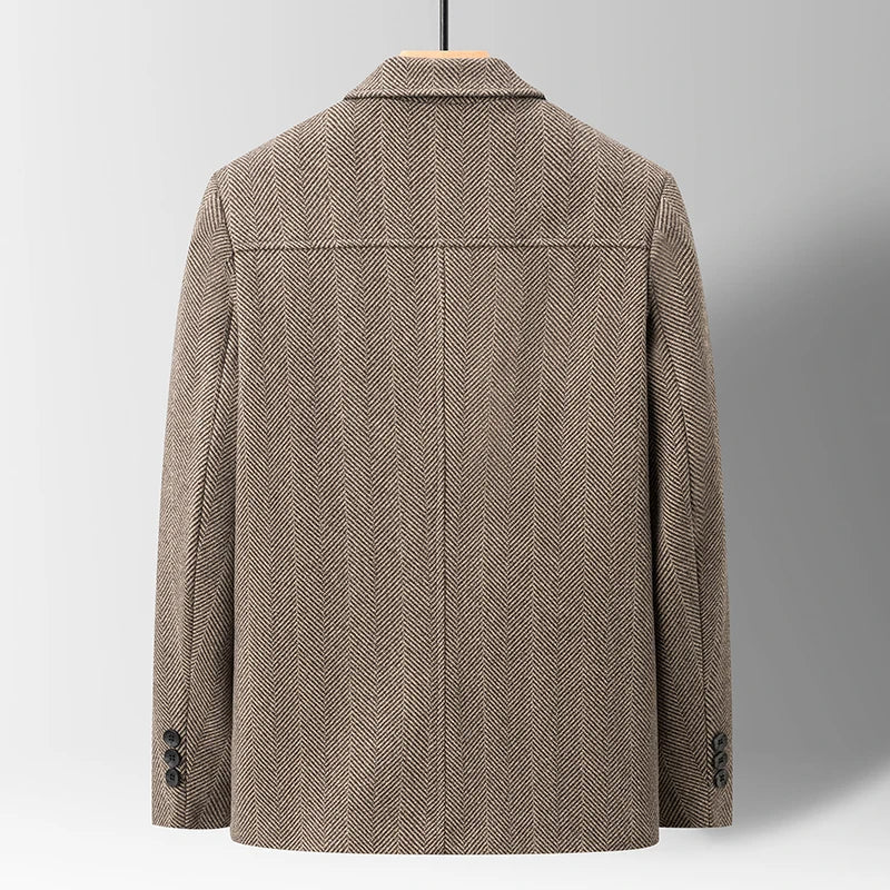 Tom Hollinger | Elegante Jacke im Fischgrätenmuster