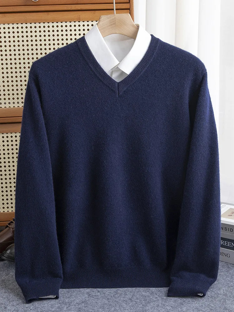 Tom Hollinger | Klassischer V-Ausschnitt Pullover