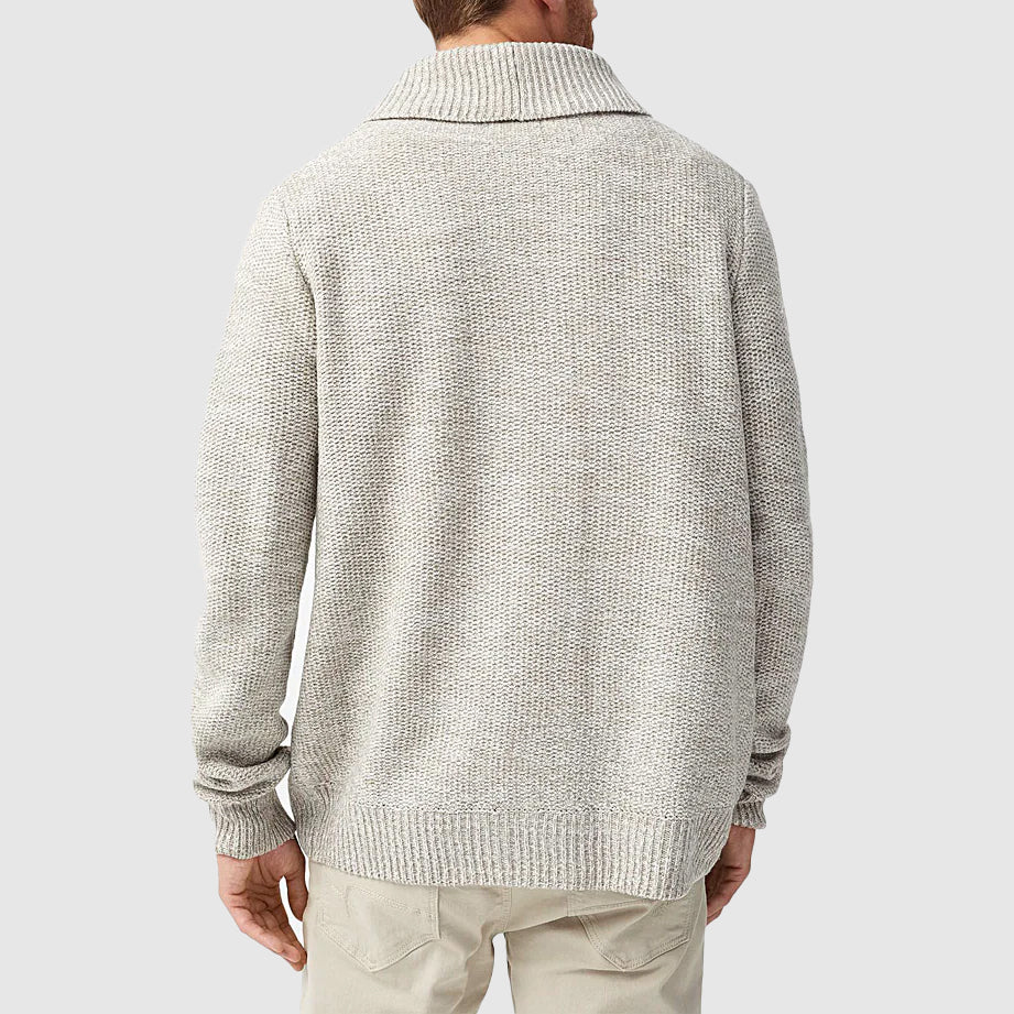 Tom Hollinger | Herren Wollstrick-Cardigan-Pullover