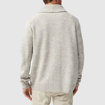 Tom Hollinger | Herren Wollstrick-Cardigan-Pullover