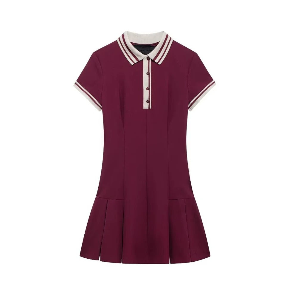 Tom Holinger | Elegantes Polokleid mit Faltenrock