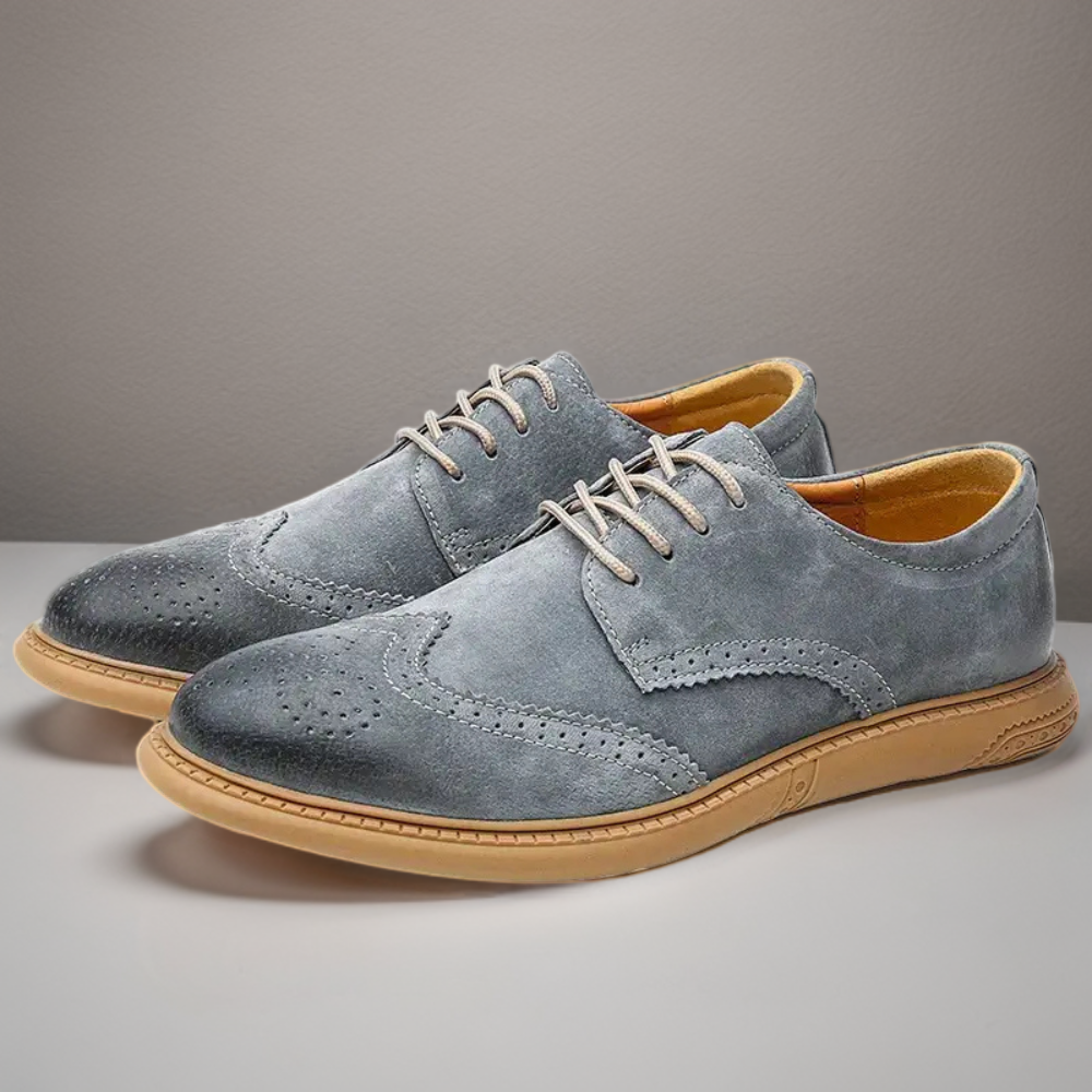 Tom Hollinger | Herren atmungsaktive Oxford Schnürschuhe für Freizeit und Business