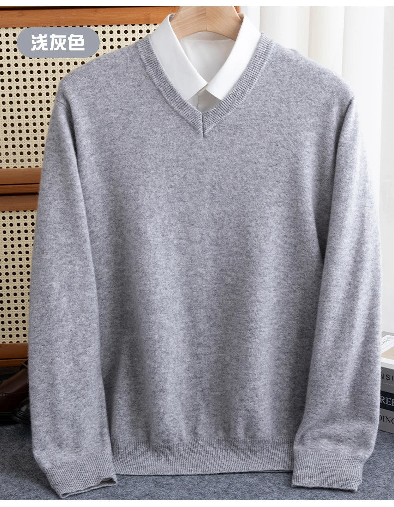Tom Hollinger | Klassischer V-Ausschnitt Pullover