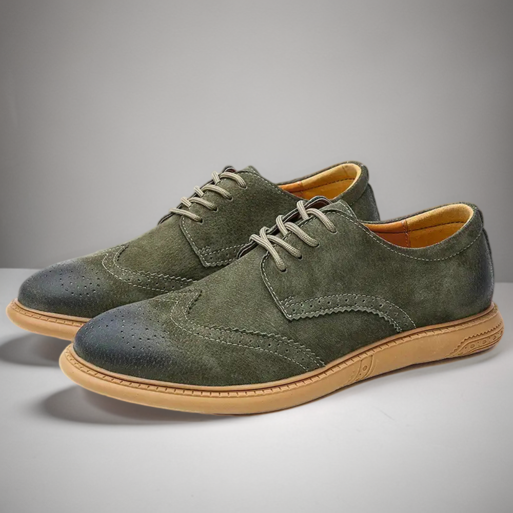 Tom Hollinger | Herren atmungsaktive Oxford Schnürschuhe für Freizeit und Business