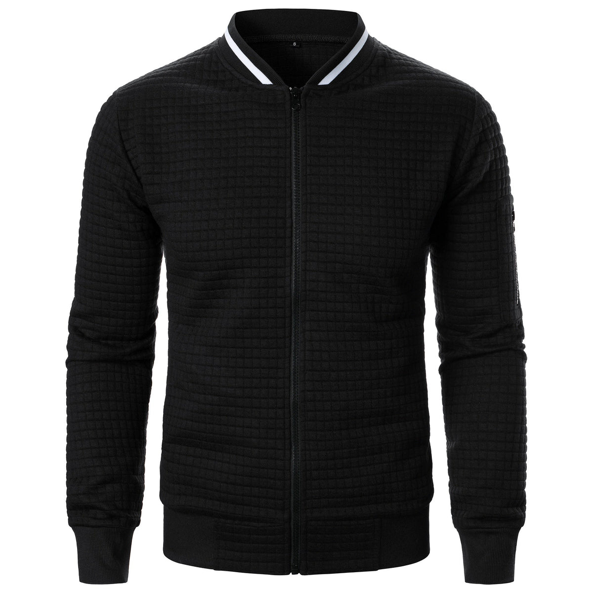 Herren Strickpullover mit Reißverschluss