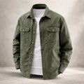 Tom Hollinger | Herren Overshirt Aus Baumwolle Mit Langarm