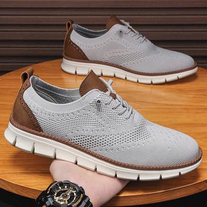 Tom Hollinger | Orthopädische atmungsaktive Oxford-Sneaker aus Mesh