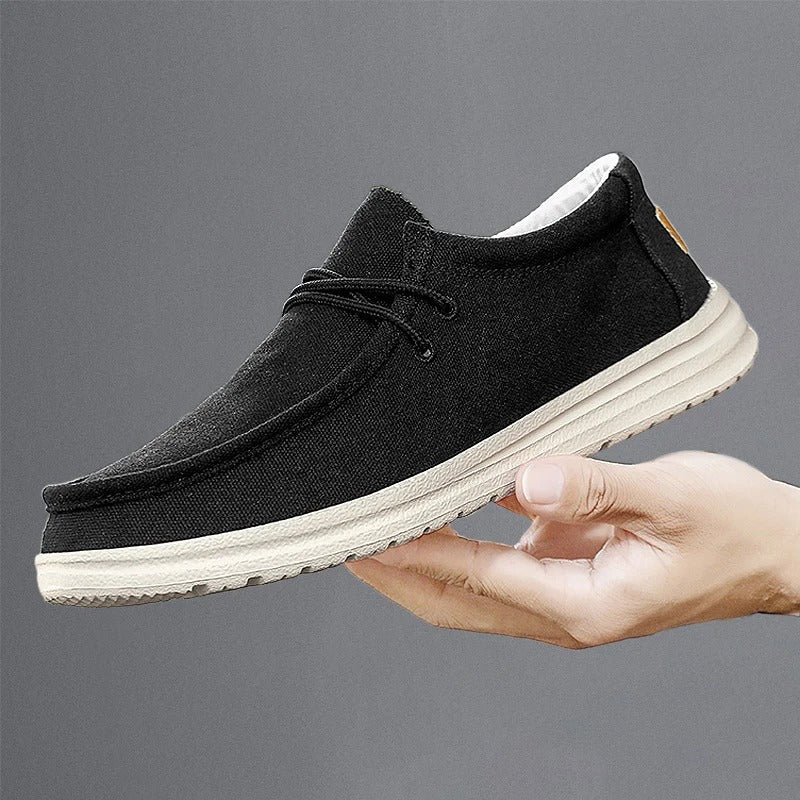 Tom Hollinger | Freizeit-Slipper aus Canvas mit Flexsohle