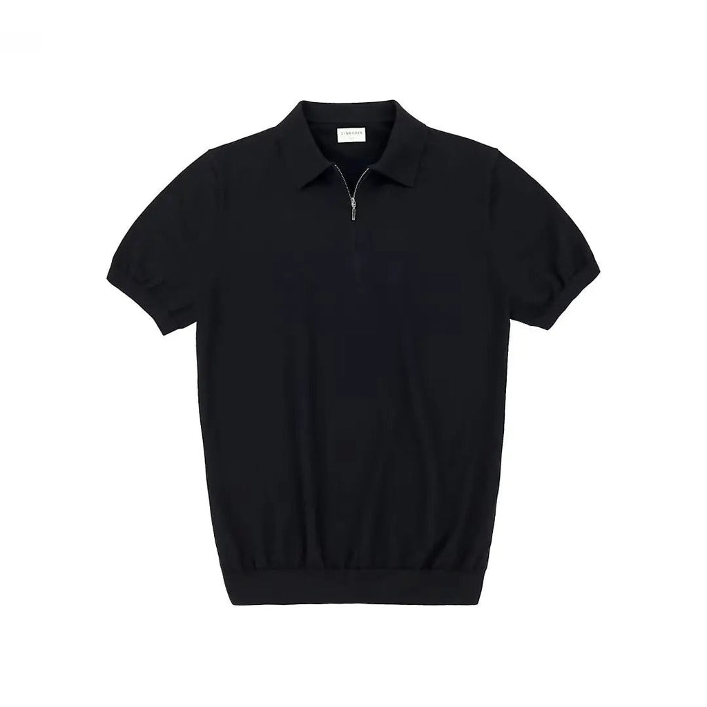 Tom Hollinger | Strick-Poloshirt mit Reißverschluss