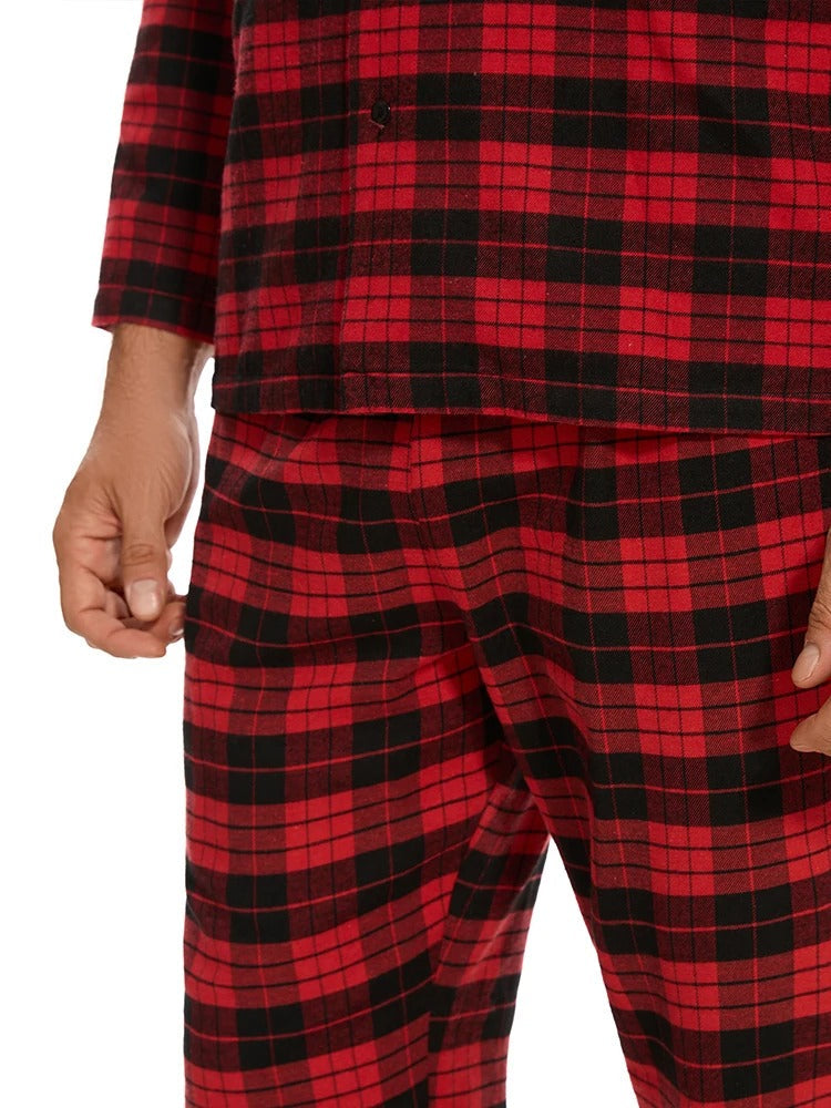 Tom Hollinger | Klassischer Karo Pyjama Set