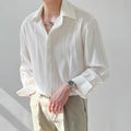 Tom Hollinger | Langarmshirt aus crinkle Stoff