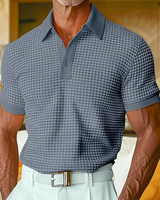 Tom Hollinger | Herren Poloshirt Mit Knopfleiste Und Kurzarm