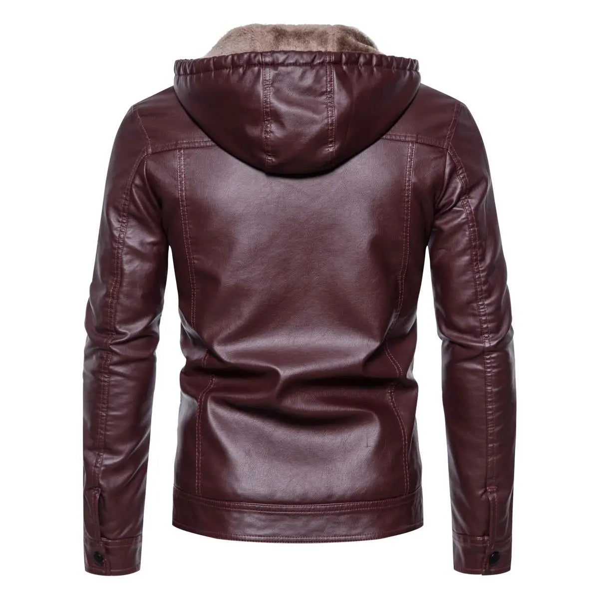 Tom Hollinger | Kunstlederjacke mit Kapuze