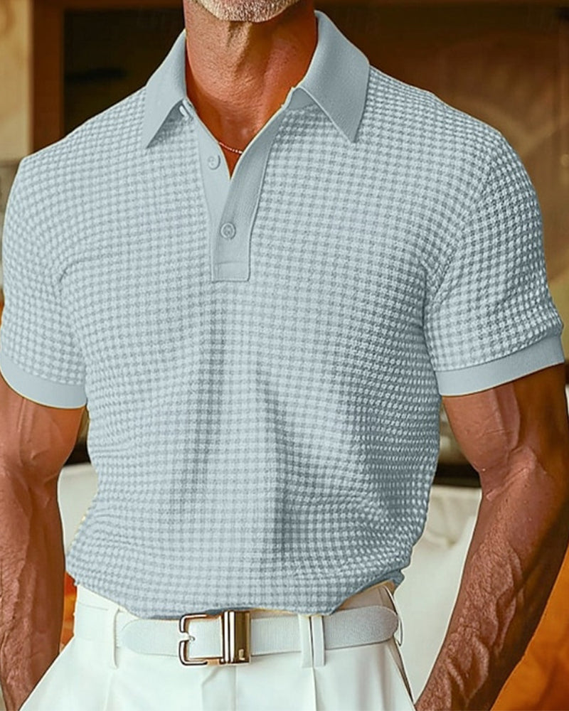 Tom Hollinger | Herren Poloshirt Mit Knopfleiste Und Kurzarm