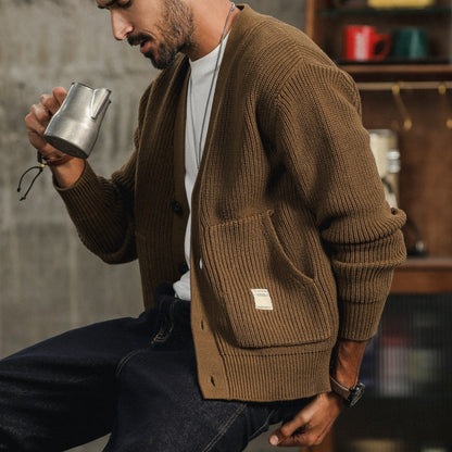 Tom Hollinger | Herren Strick-Cardigan-Pullover