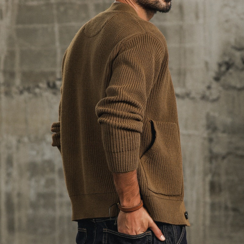 Tom Hollinger | Herren Strick-Cardigan-Pullover