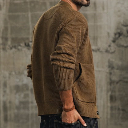 Tom Hollinger | Herren Strick-Cardigan-Pullover