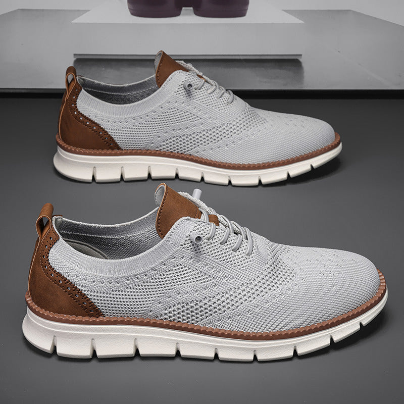 Tom Hollinger | Orthopädische atmungsaktive Oxford-Sneaker aus Mesh