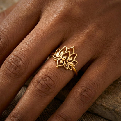 Lotus Flower Ring