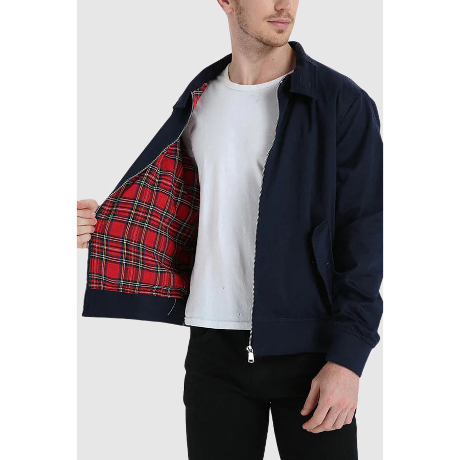Tom Hollinger | Herren Retro Klassische Lederjacke