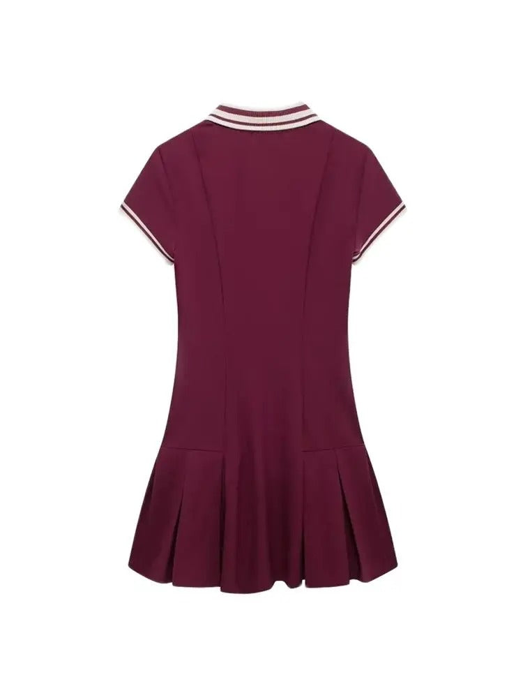 Tom Holinger | Elegantes Polokleid mit Faltenrock