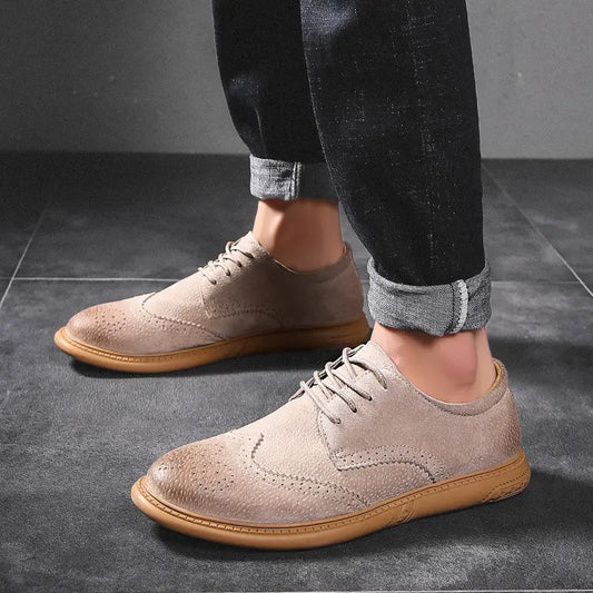 Tom Hollinger | Herren atmungsaktive Oxford Schnürschuhe für Freizeit und Business