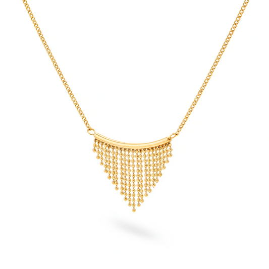 Bead Tassle Necklace