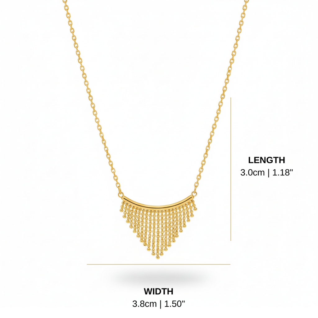 Bead Tassle Necklace