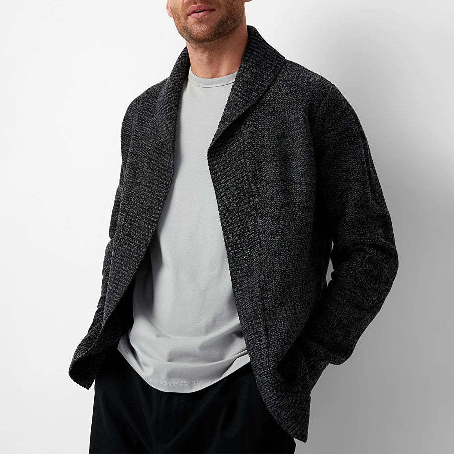 Tom Hollinger | Herren Wollstrick-Cardigan-Pullover
