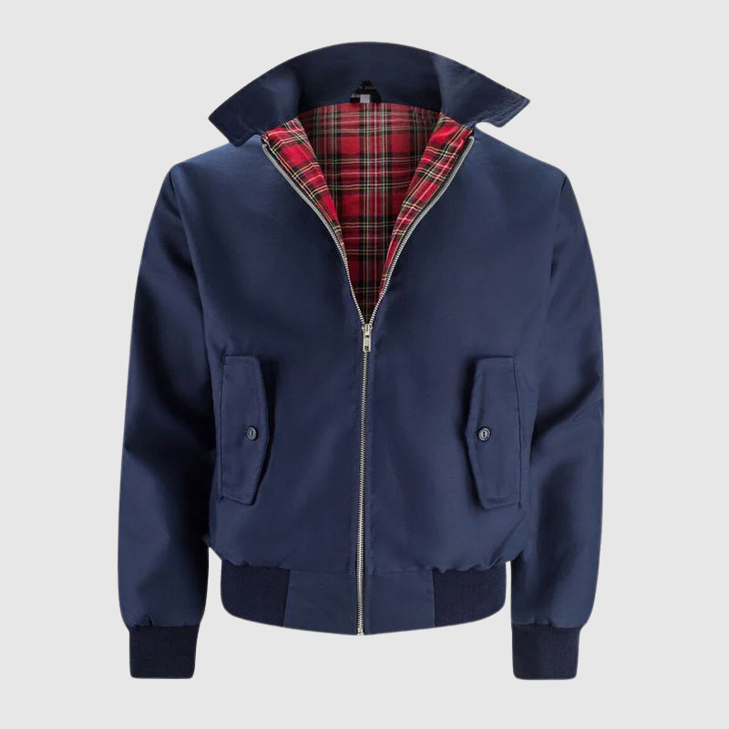 Tom Hollinger | Herren Retro Klassische Lederjacke