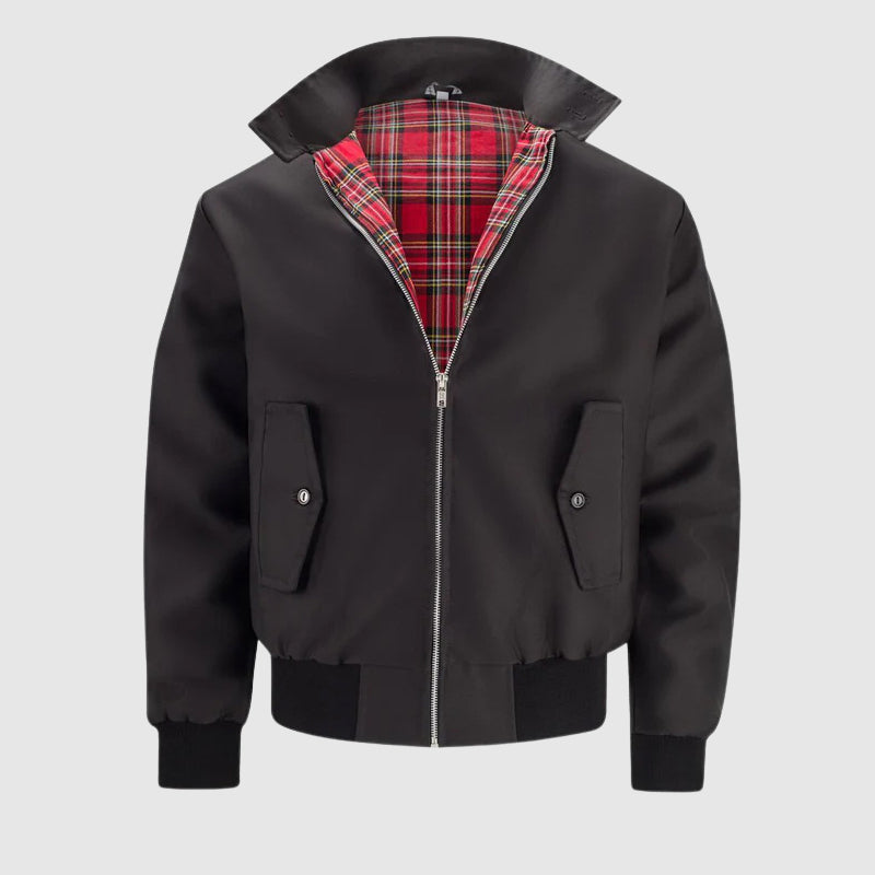 Tom Hollinger | Herren Retro Klassische Lederjacke