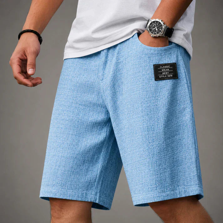 Herren Leinenshorts Mit Relaxed Fit