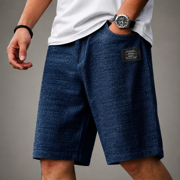 Herren Leinenshorts Mit Relaxed Fit