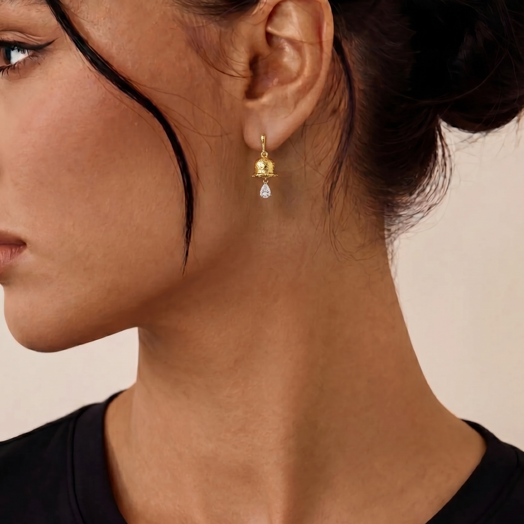 Bell Mini Jhumka Earrings