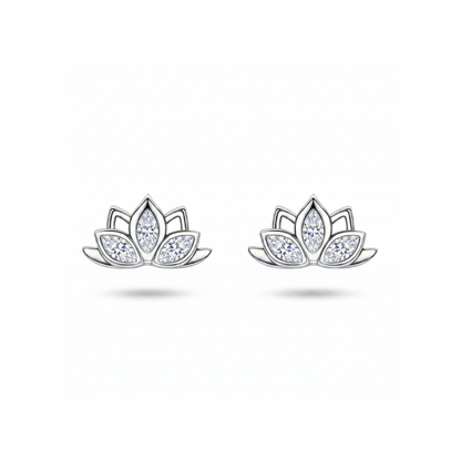 Lotus Stud Earrings