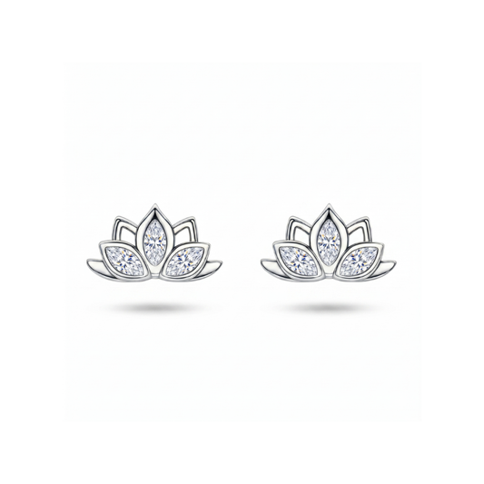 Lotus Stud Earrings