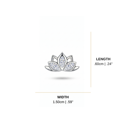 Lotus Stud Earrings